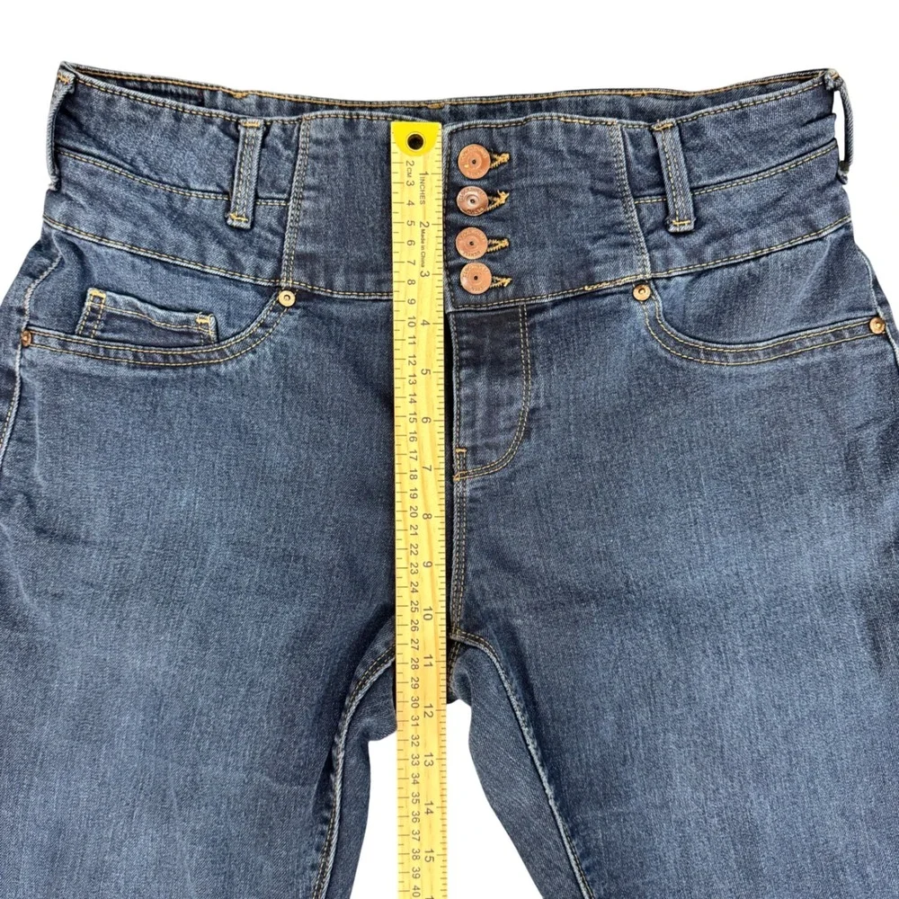 Clockhouse‎ Womens High Waisted Skinny Jeans Dark Wash 4-Button Fly Size 44